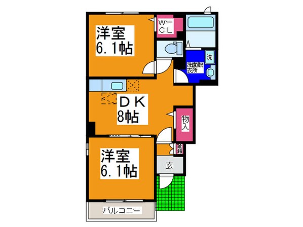 アンソレイユの物件間取画像